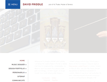 Tablet Screenshot of davidfriddle.com